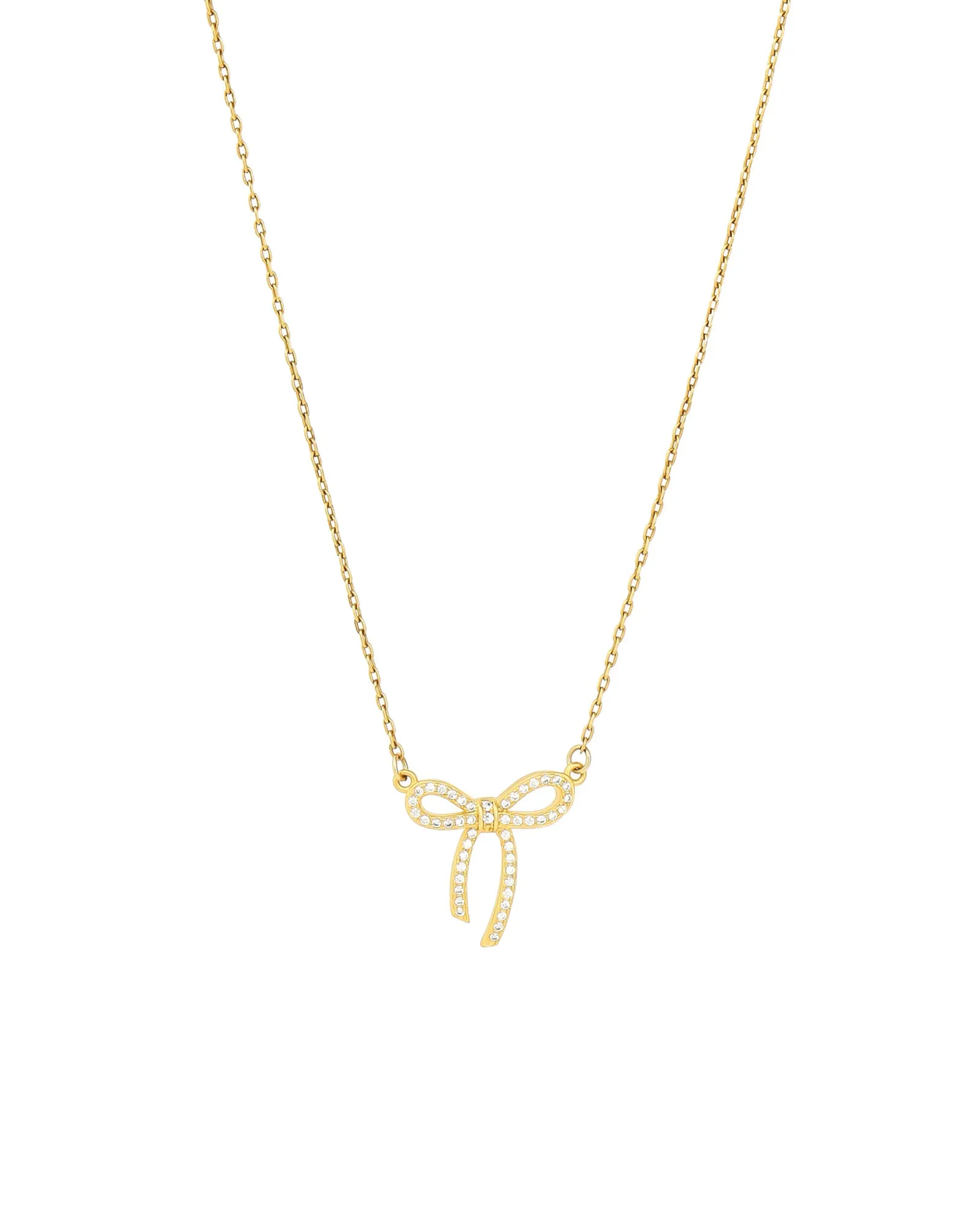 Bow Crystal Necklace sold by Blue Ruby