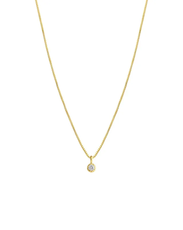 Solitaire Dot Necklace sold by Blue Ruby