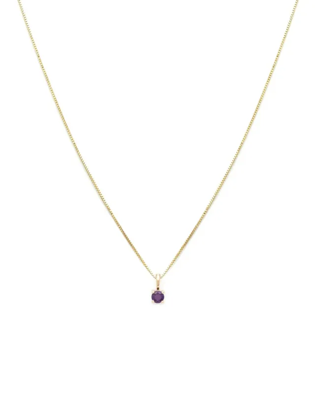 Birthstone Necklace sold by Blue Ruby