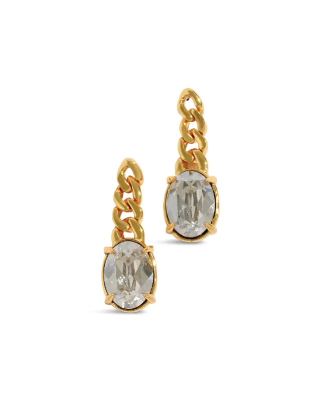 Bonbon Crystal Small Drop Post Earrings sold by Blue Ruby