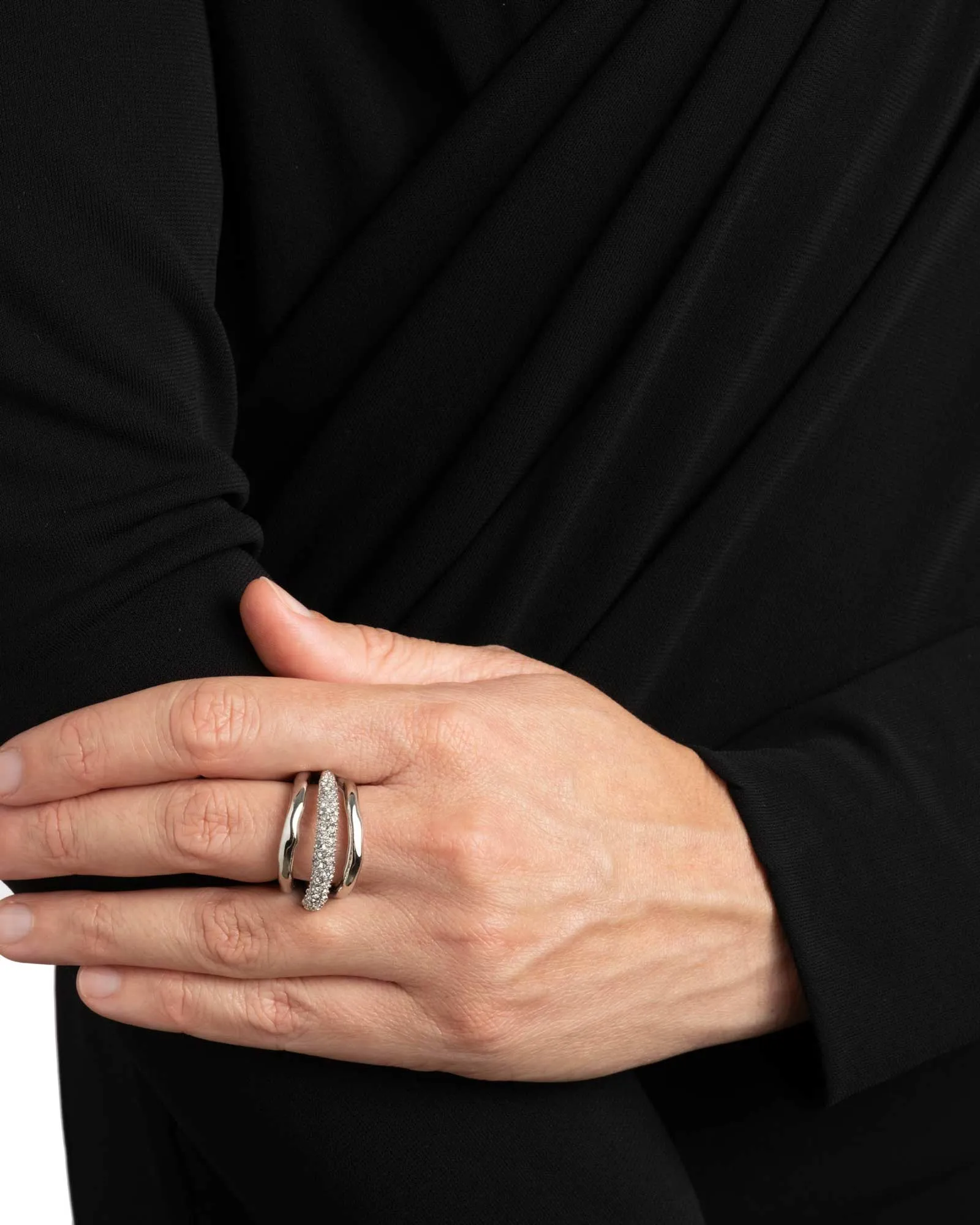 Solanales Crystal Orbiting Ring sold by Blue Ruby product image thumbnail 2