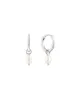 Pearl Drop Huggies | 12mm sold by Blue Ruby