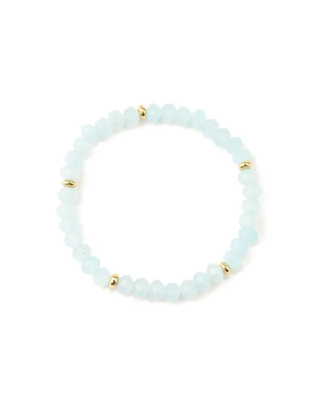 Crystal 5 Saucer Bracelet | 6mm sold by Blue Ruby