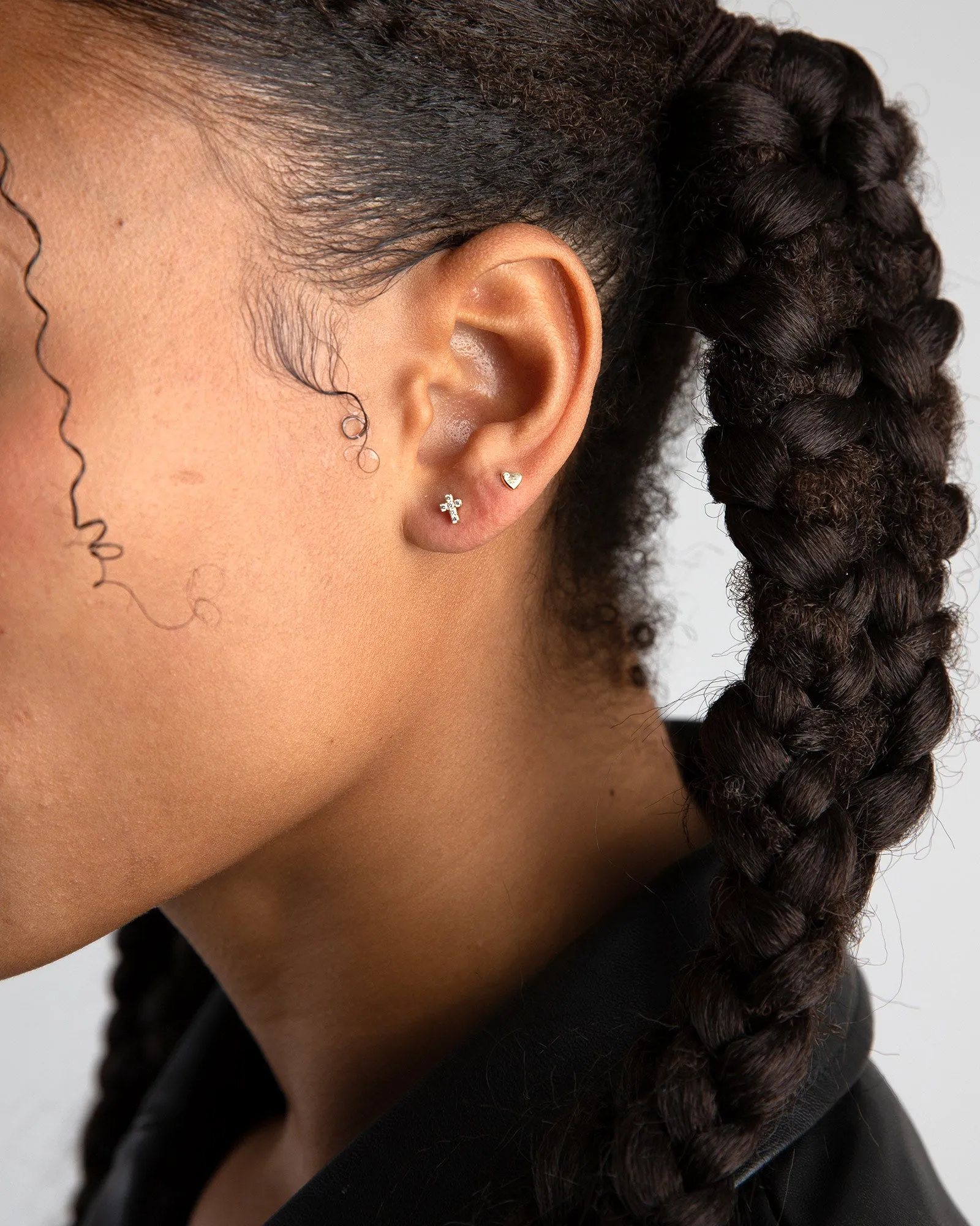 One Diamond Heart Studs sold by Blue Ruby product image thumbnail 2