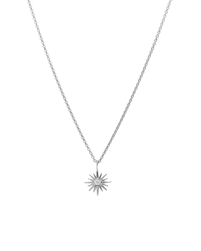 Sunburst CZ Necklace sold by Blue Ruby