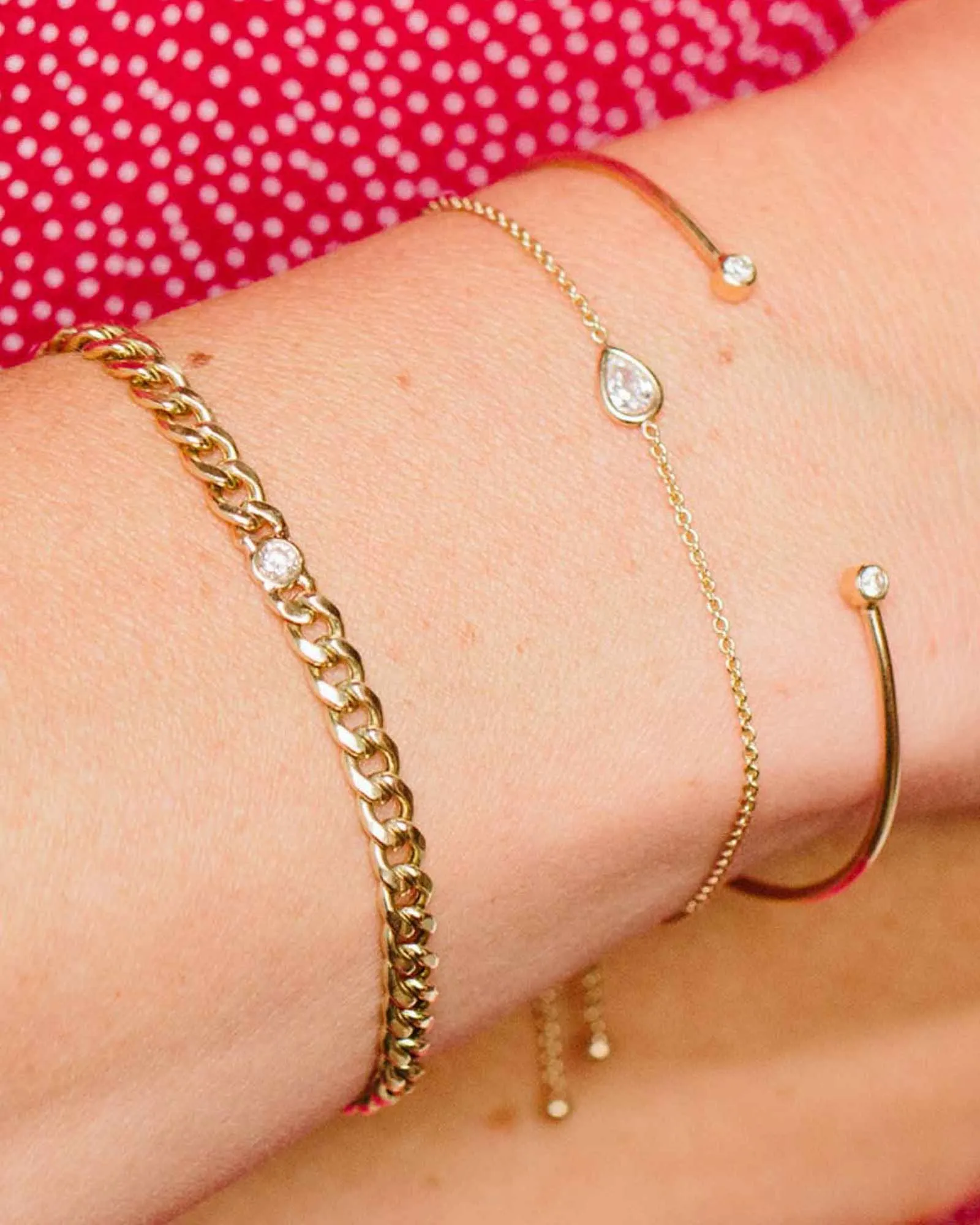 Curb Chain Diamond Bracelet I Medium sold by Blue Ruby product image thumbnail 4