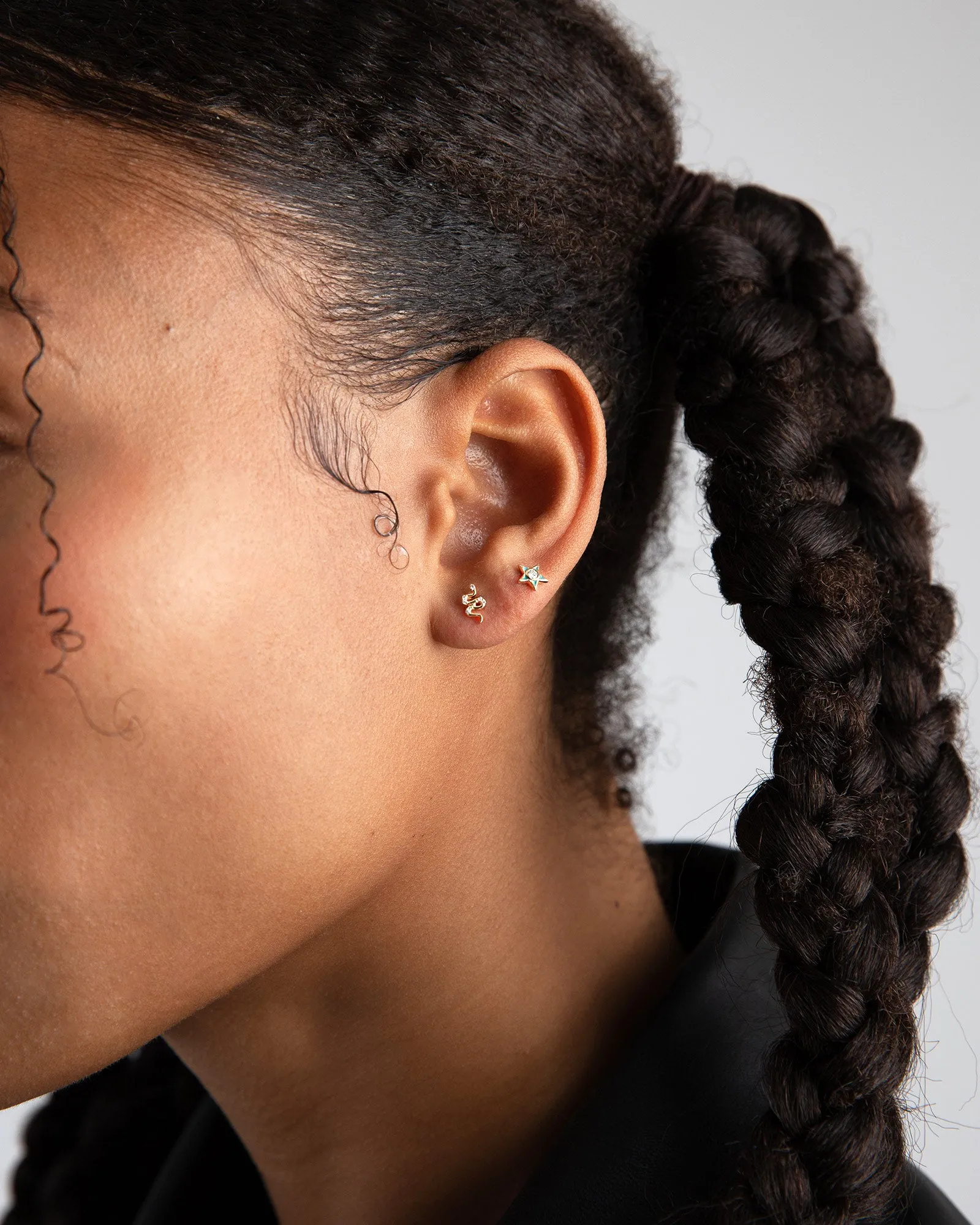 Enamel Diamond Star Studs sold by Blue Ruby product image thumbnail 2