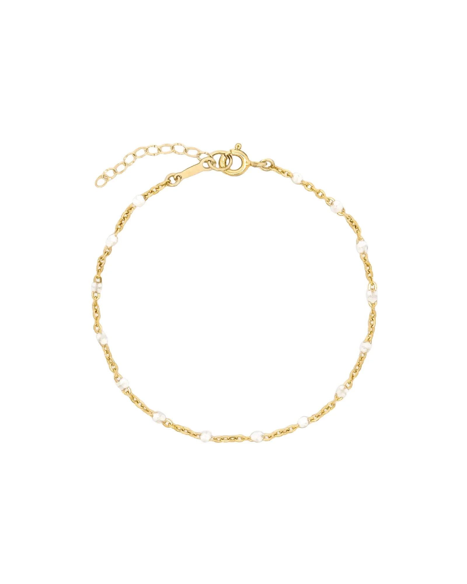 Enamel Beaded Chain Bracelet sold by Blue Ruby