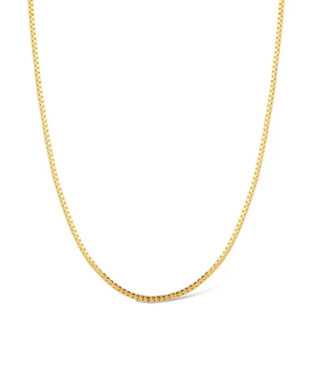 Square Box Chain Necklace sold by Blue Ruby
