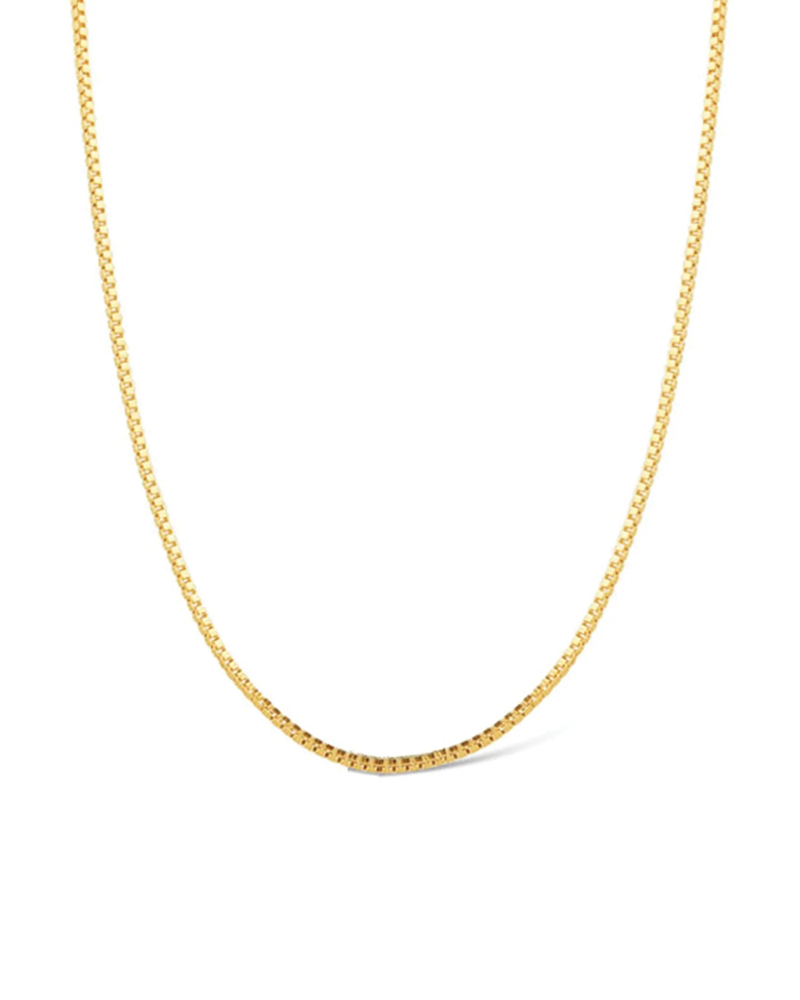 Square Box Chain Necklace sold by Blue Ruby