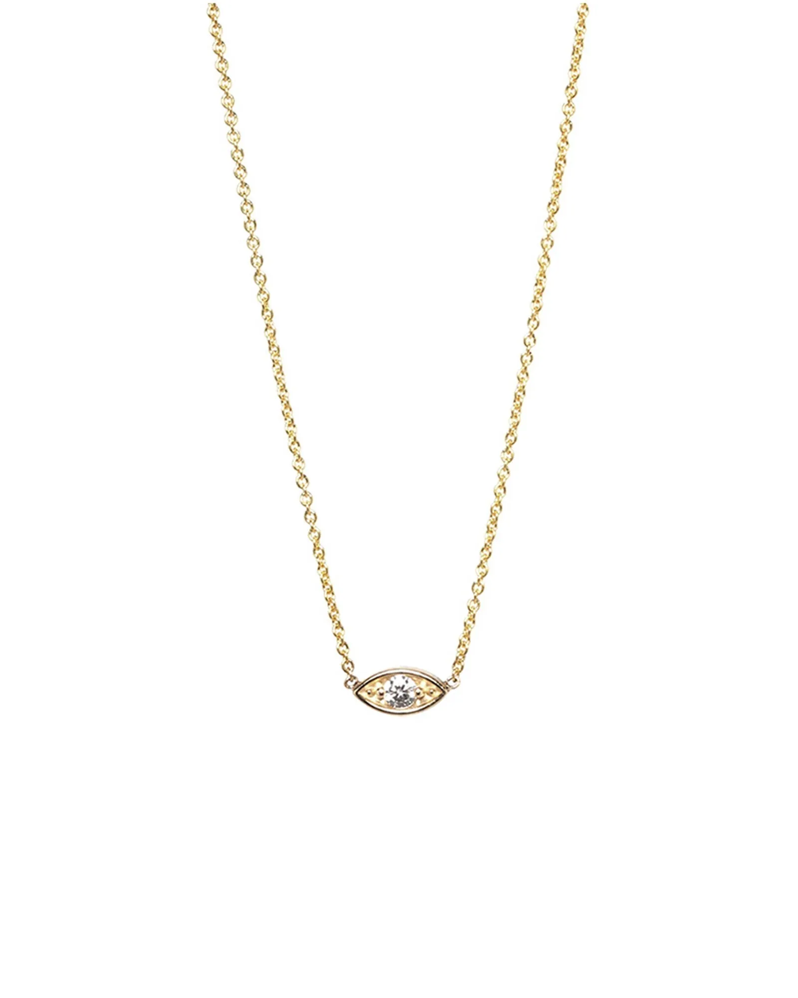 Evil Eye Diamond Necklace sold by Blue Ruby