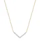 Tiny Pavé V Chevron Necklace sold by Blue Ruby