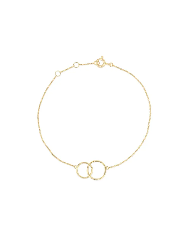 Double Circle Chain Bracelet sold by Blue Ruby