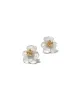 Pansy Lucite Petite Post Earrings | Night Pansy sold by Blue Ruby