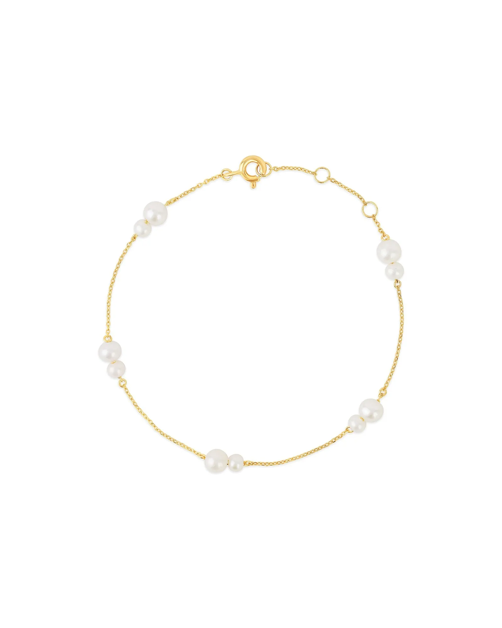 Two Pearl Station Bracelet sold by Blue Ruby