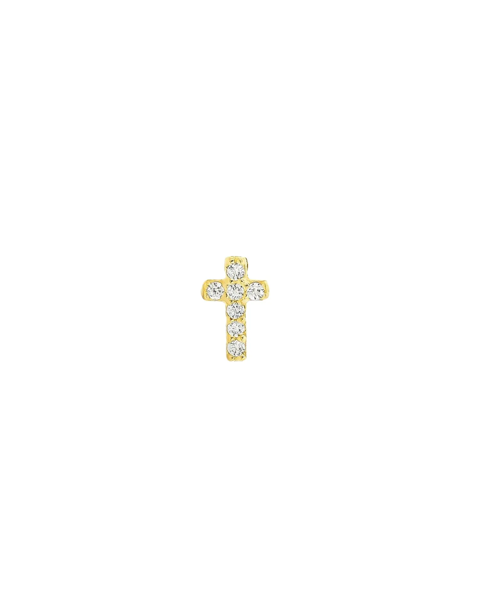 Cross CZ Cartilage Stud sold by Blue Ruby product image thumbnail 3