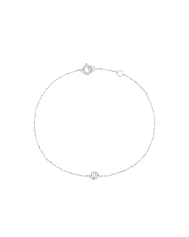 Solitaire Bezel Bracelet sold by Blue Ruby