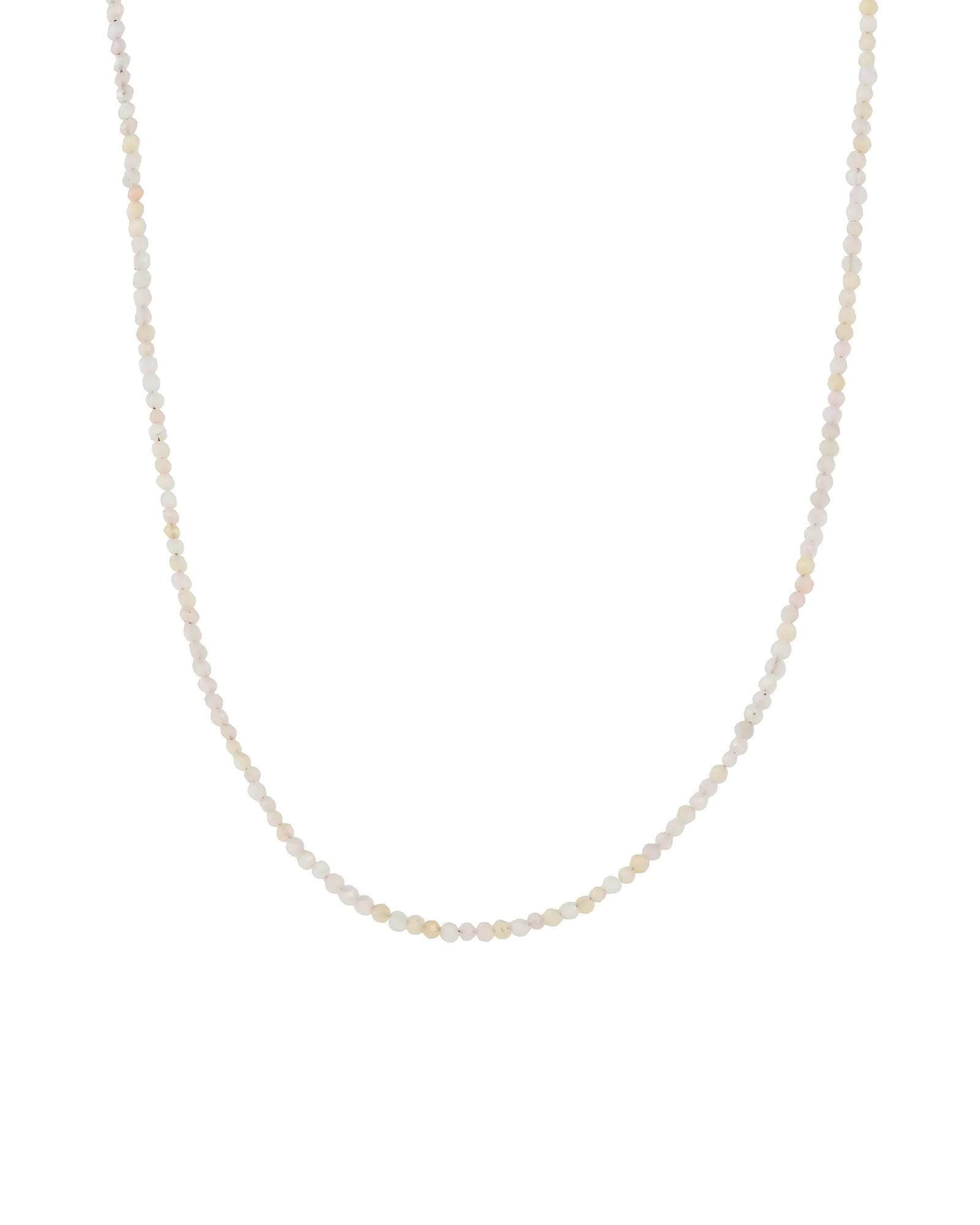 Pink Opal Beaded Necklace | 2mm sold by Blue Ruby