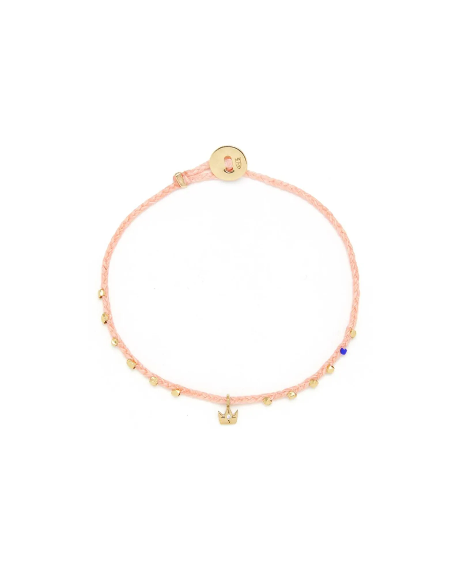 Diamond Crown Charm Bracelet sold by Blue Ruby