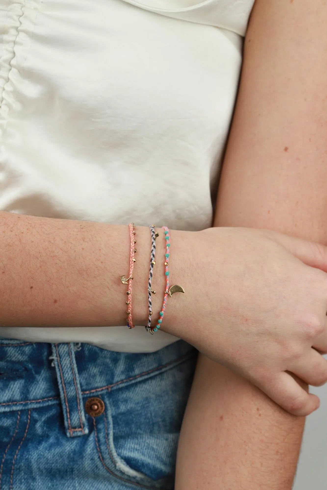 Diamond Crown Charm Bracelet sold by Blue Ruby product image thumbnail 2
