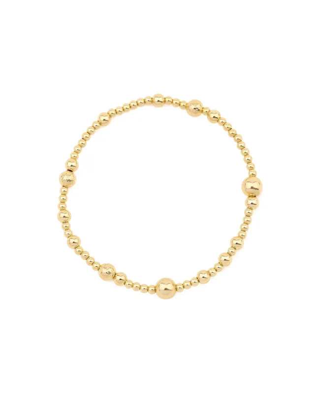 Mixed Beaded Bracelet | 2.5-6mm sold by Blue Ruby