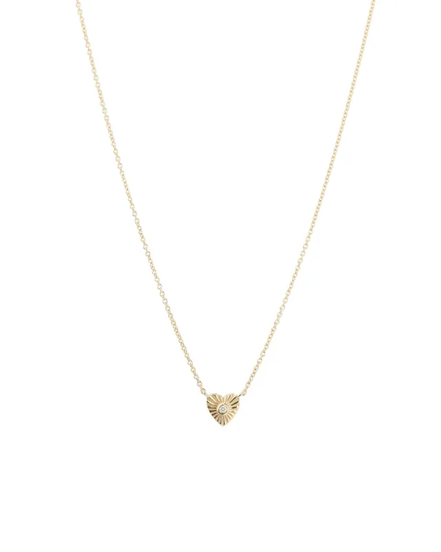Starburst Heart Necklace sold by Blue Ruby