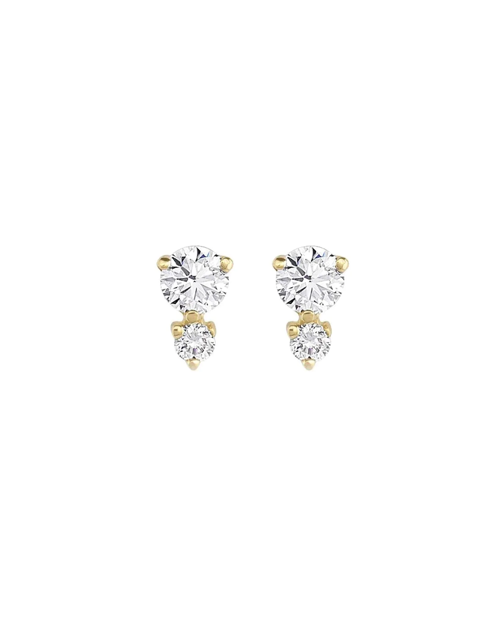 Two Round CZ Stud sold by Blue Ruby product image thumbnail 3