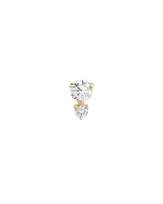 Two Round CZ Stud sold by Blue Ruby