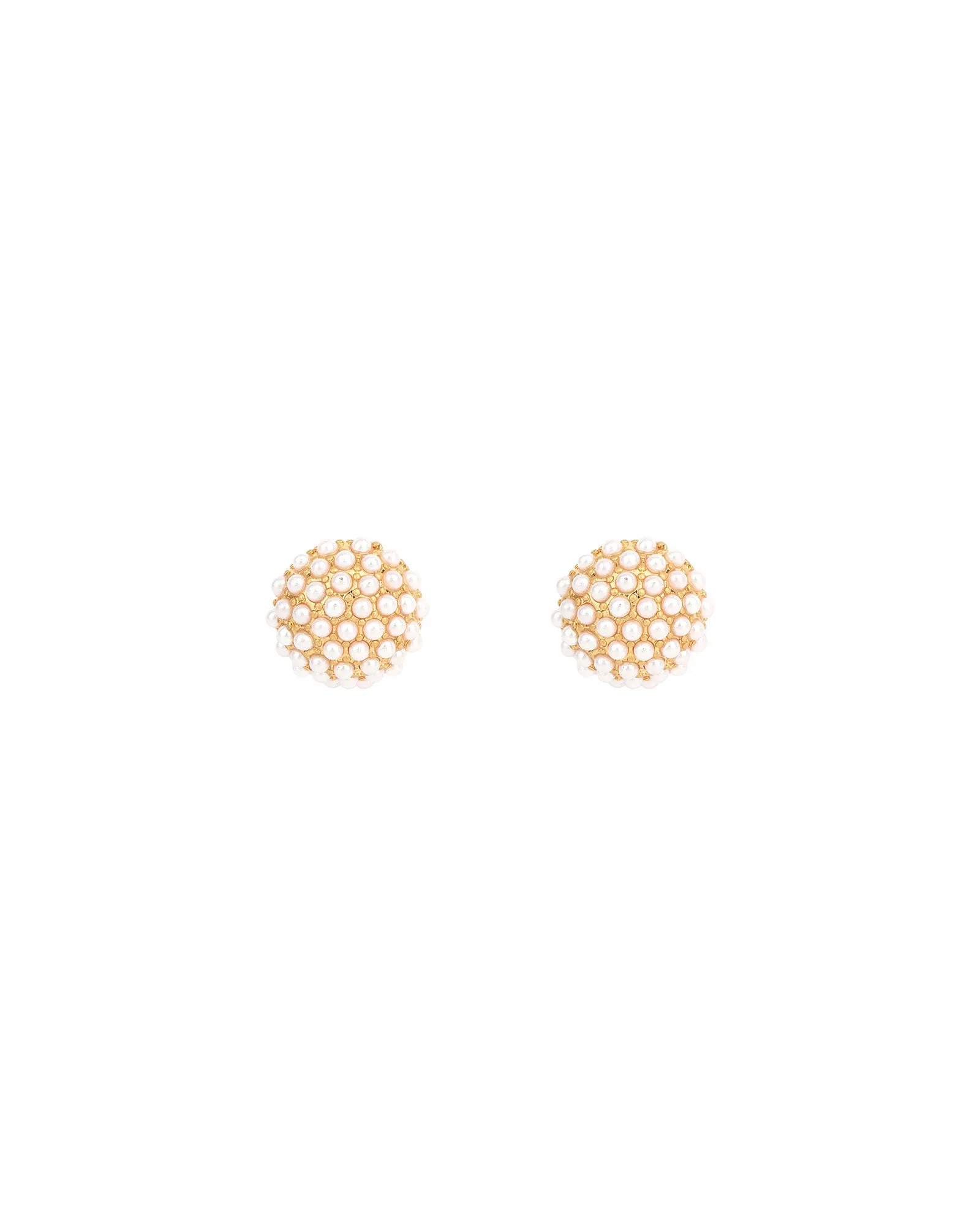 Pearl Pavé Studs sold by Blue Ruby
