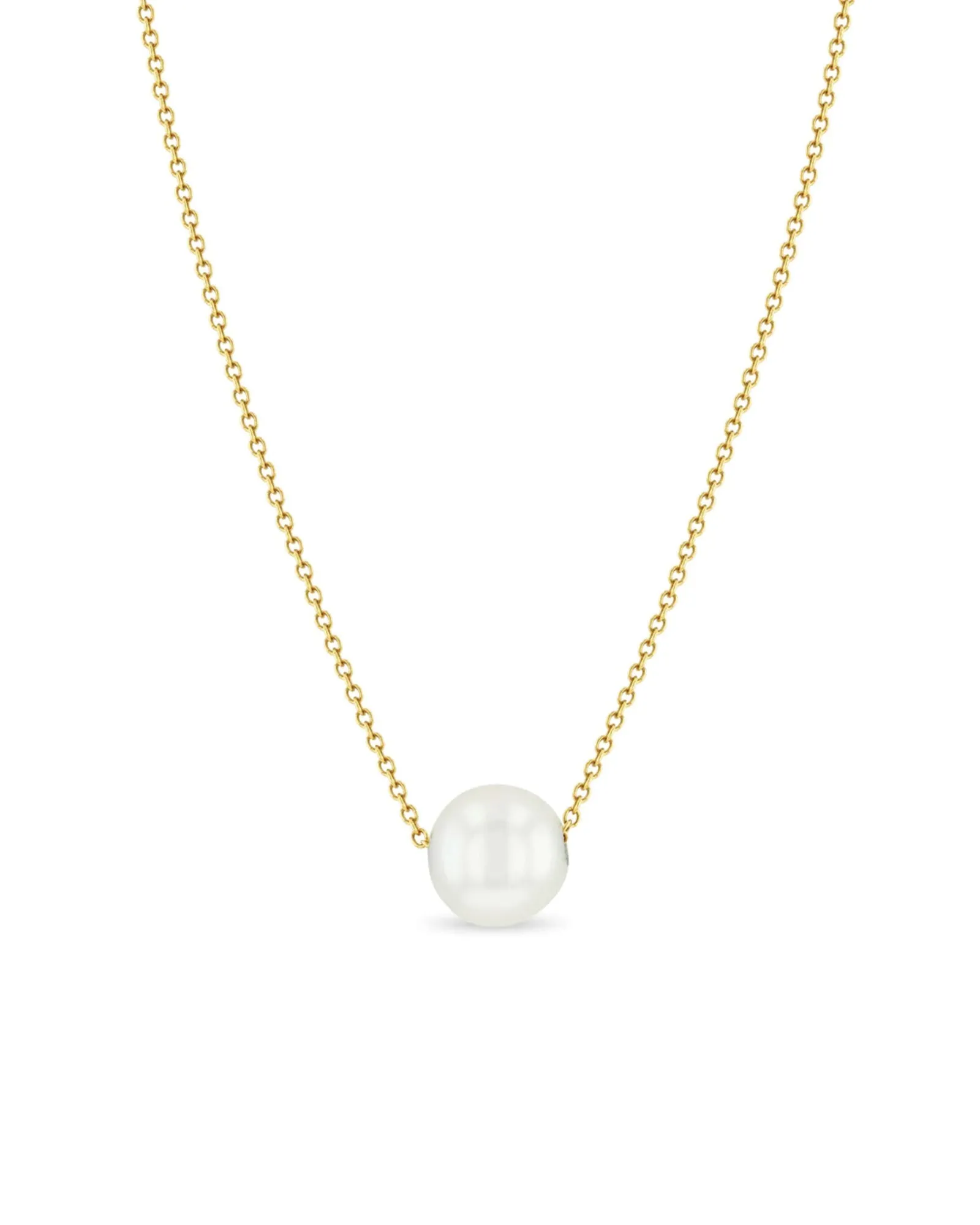 Medium Pearl Long Pendant Necklace sold by Blue Ruby