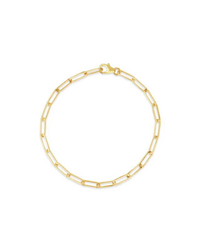 Medium Paperclip Chain Bracelet sold by Blue Ruby
