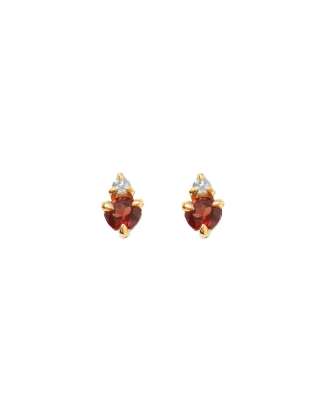 Birthstone Studs | January sold by Blue Ruby