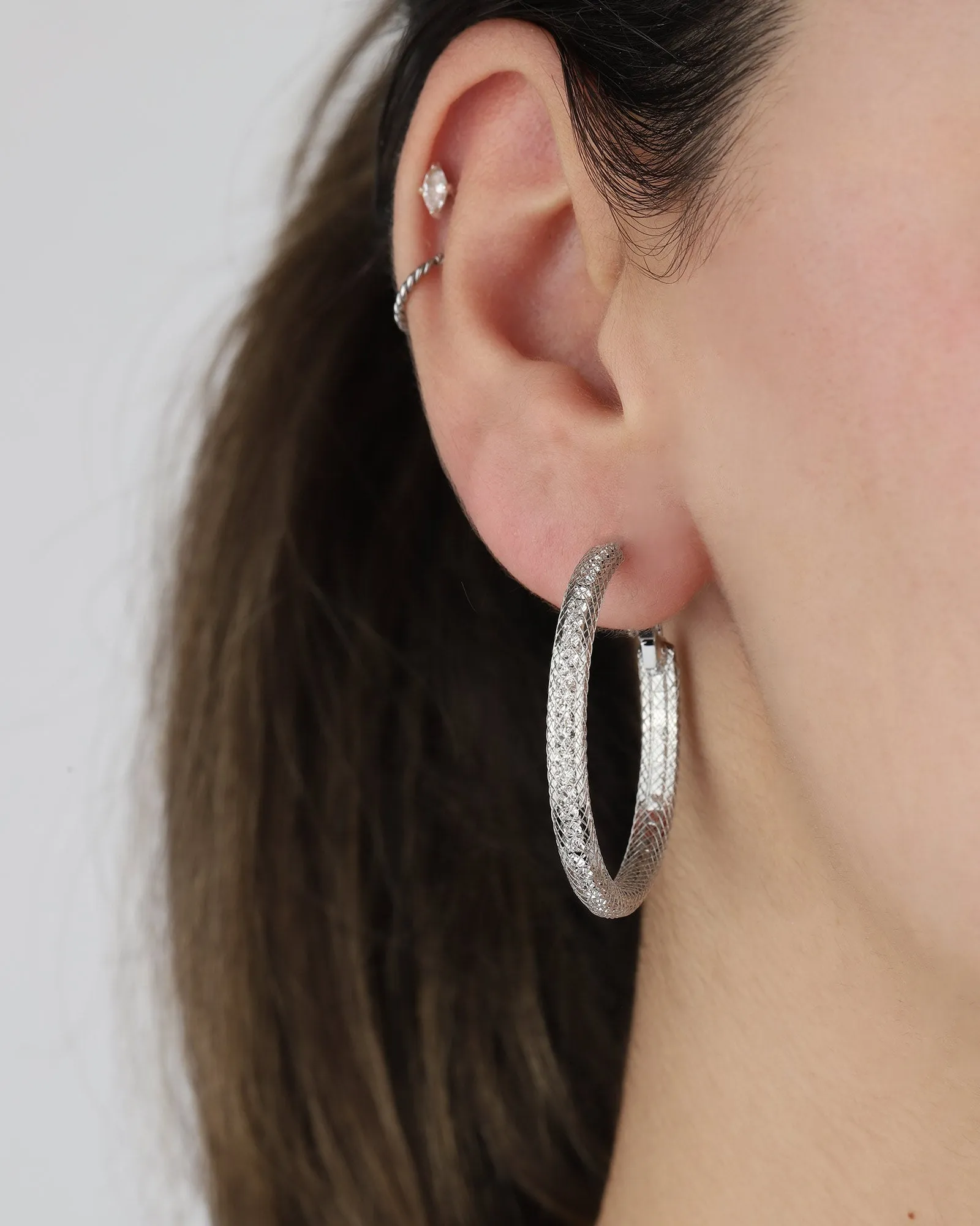 Crystal Hoop | 40mm sold by Blue Ruby product image thumbnail 2