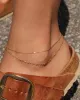 Two Row Satellite Cable Anklet sold by Blue Ruby