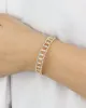 Wide Open Crystal & CZ Baguette Cuff sold by Blue Ruby