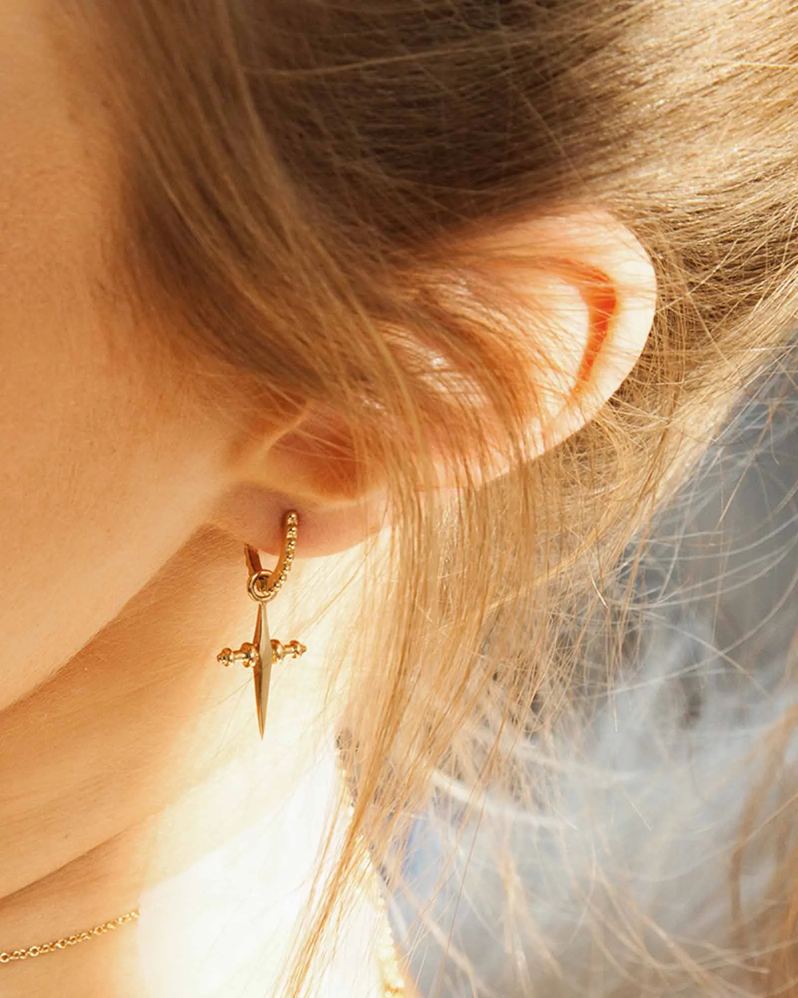 Mini Cross Hoops sold by Blue Ruby product image thumbnail 2