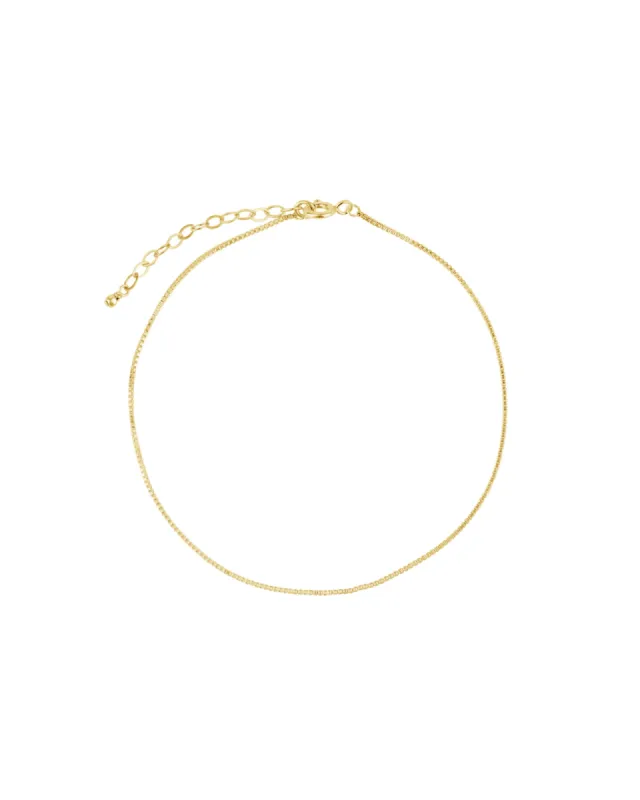 Square Box Chain Anklet sold by Blue Ruby