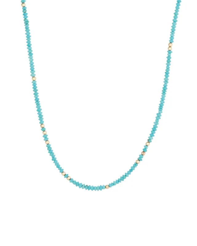 Beaded Turquoise Necklace sold by Blue Ruby