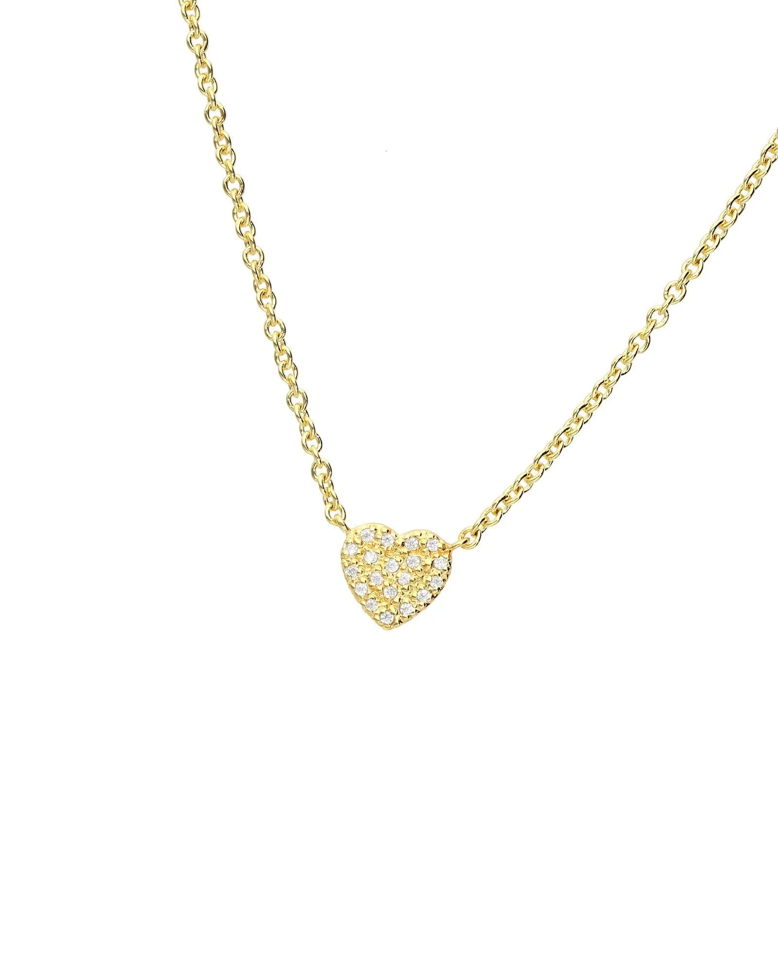 Pavé Heart Necklace sold by Blue Ruby product image thumbnail 3