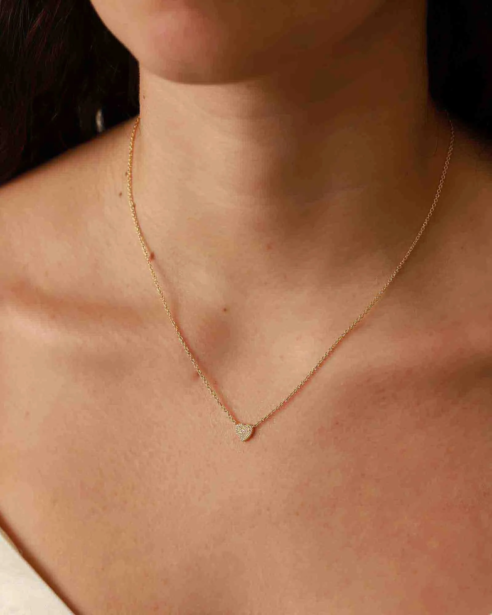 Pavé Heart Necklace sold by Blue Ruby product image thumbnail 2