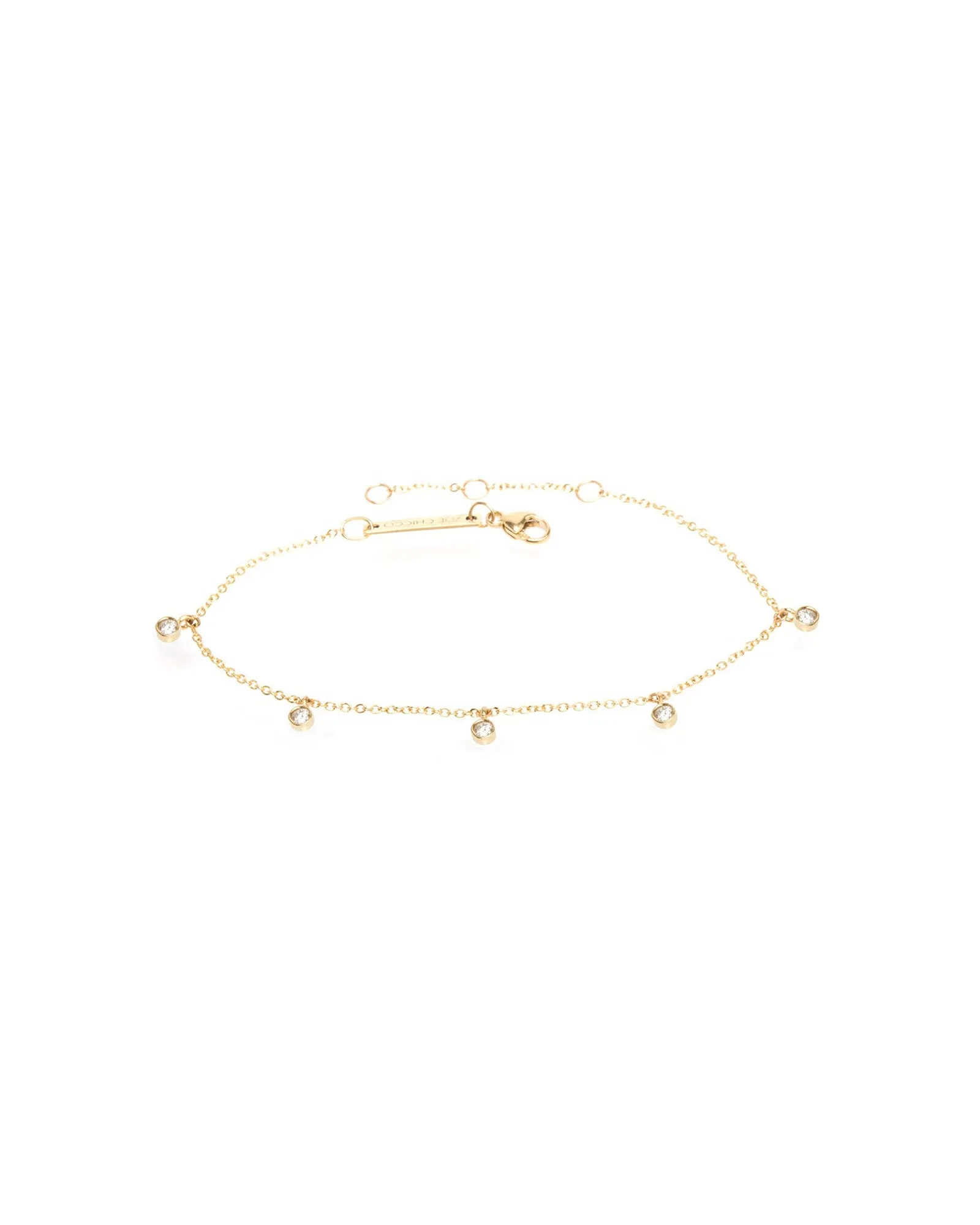 Diamond Drop Bezel Bracelet sold by Blue Ruby