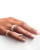 Gold Beveled Band sold by Blue Ruby
