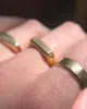 Gold Beveled Band sold by Blue Ruby