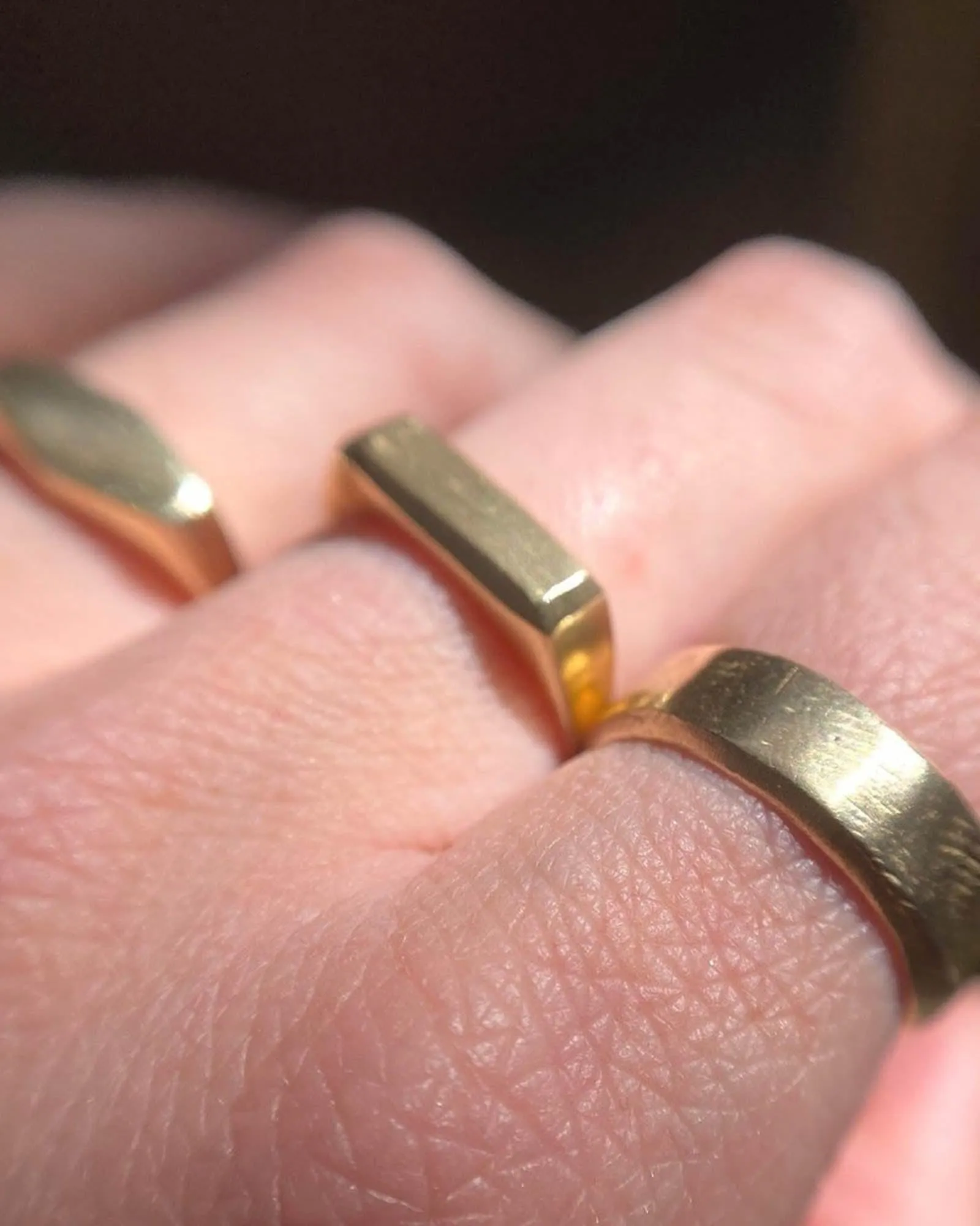 Gold Beveled Band sold by Blue Ruby product image thumbnail 2