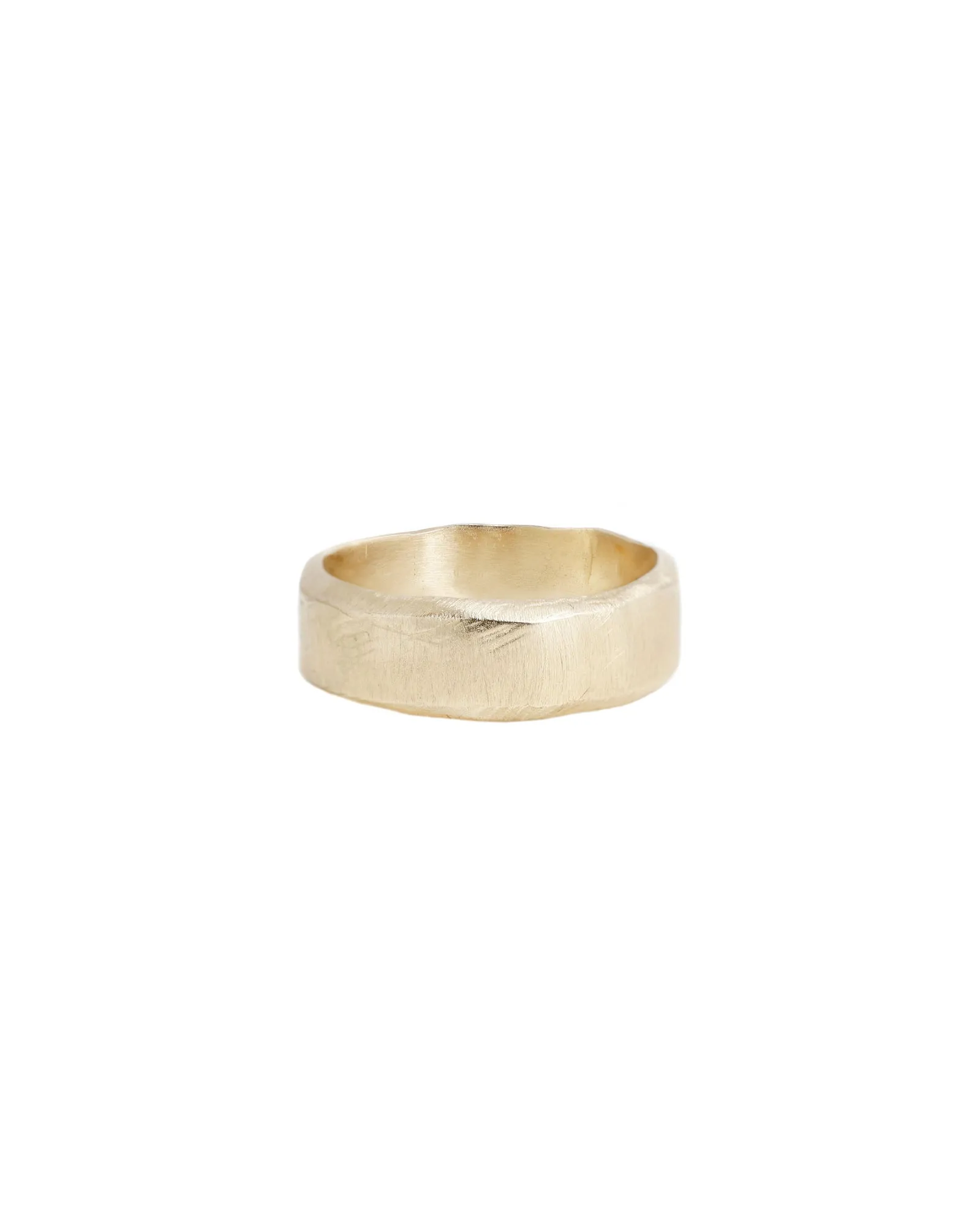 Gold Beveled Band sold by Blue Ruby