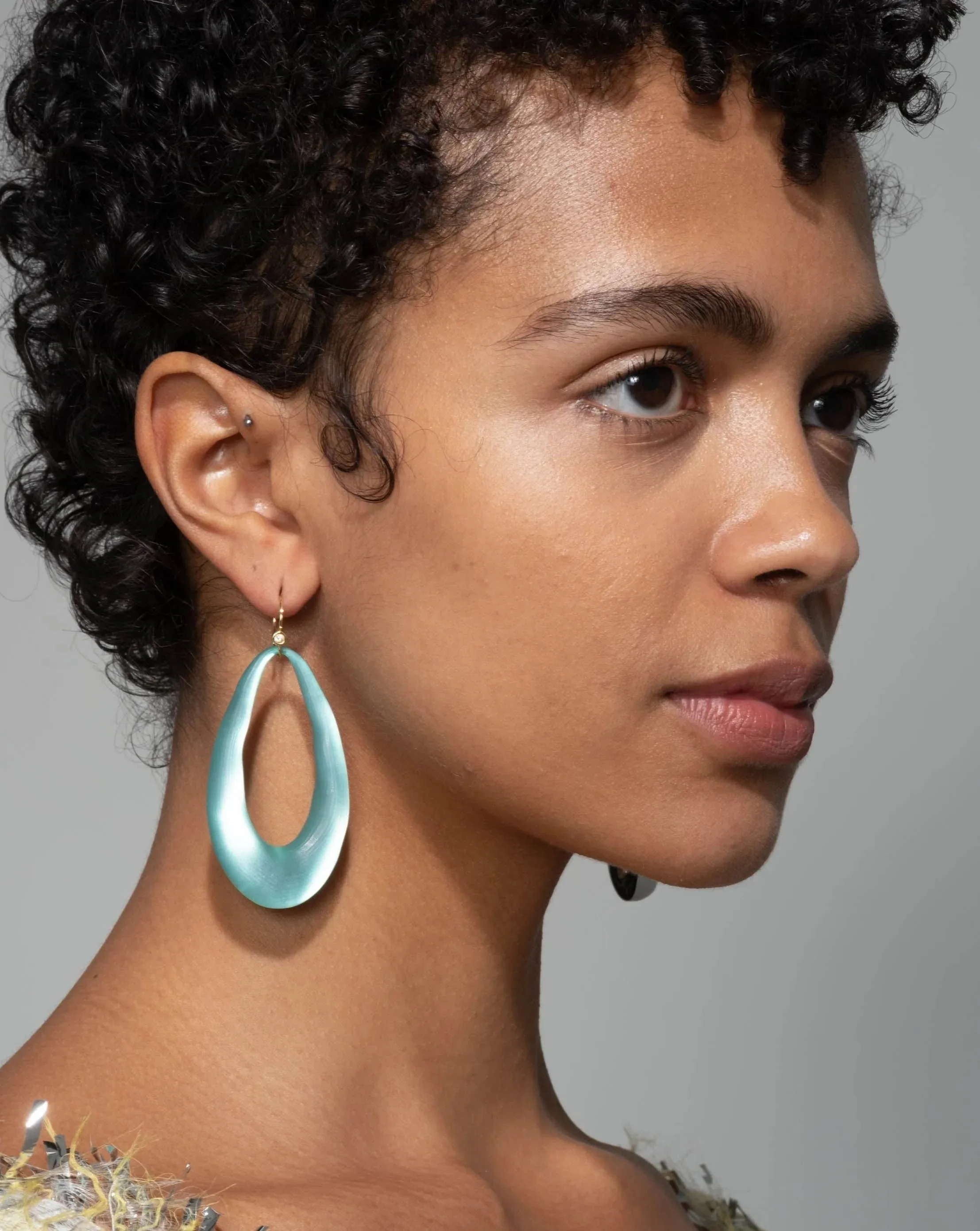 Lucite Link Wire Earrings sold by Blue Ruby product image thumbnail 2