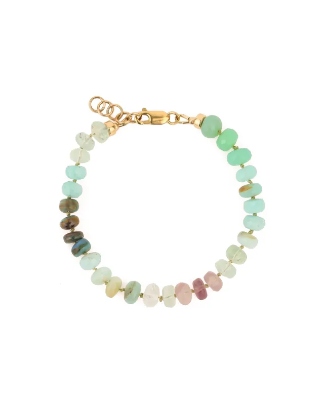 Knotted Mixed Stone Bracelet | 7-8mm sold by Blue Ruby