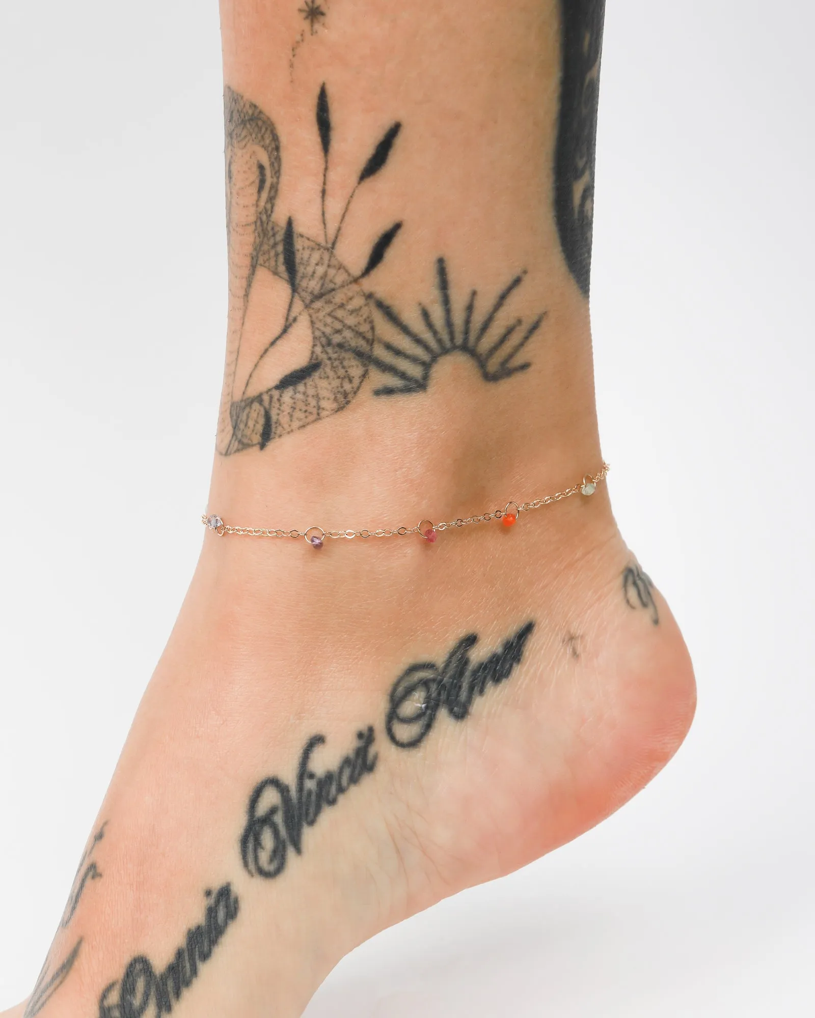 Floating Stone Station Anklet sold by Blue Ruby product image thumbnail 2