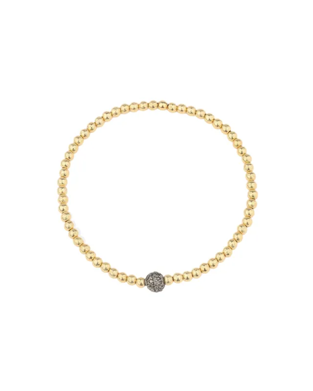 Glitter Beaded Diamond Ball Bracelet | 3mm sold by Blue Ruby