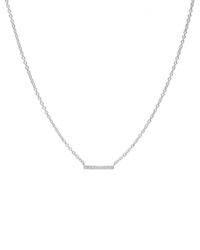 Pavé Bar Necklace sold by Blue Ruby